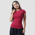 Tf-Maroon Impact Cap Sleeve Tee