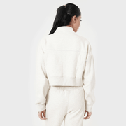 Tf-Premium Sandstone Fleece Essential Women Zipper Top
