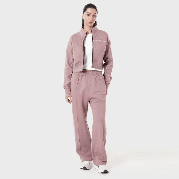 Tf-Premium Rust Pink Fleece Essential Women Bottoms