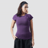 Tf-Purple Impact Cap Sleeve Tee