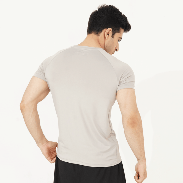 Tf-Silver Grey Relentless Training Tee