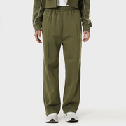 Tf-Premium Olive Fleece Essential Women Bottoms