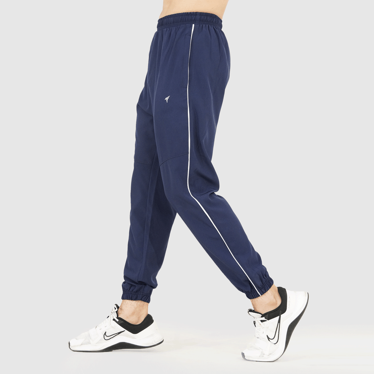 Tf-Premium Navy Relaxed Fit Single Piping Bottoms