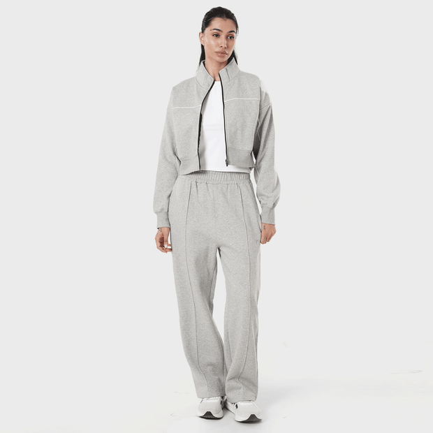 Tf-Premium Grey Fleece Essential Women Bottoms