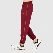 Tf-Premium Maroon Relaxed Fit Single Piping Bottoms