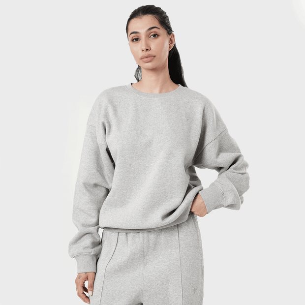 Tf-Premium Grey Essential Women Sweatshirt Top