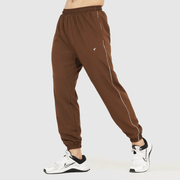 Tf-Premium Brown Relaxed Fit Single Piping Bottoms
