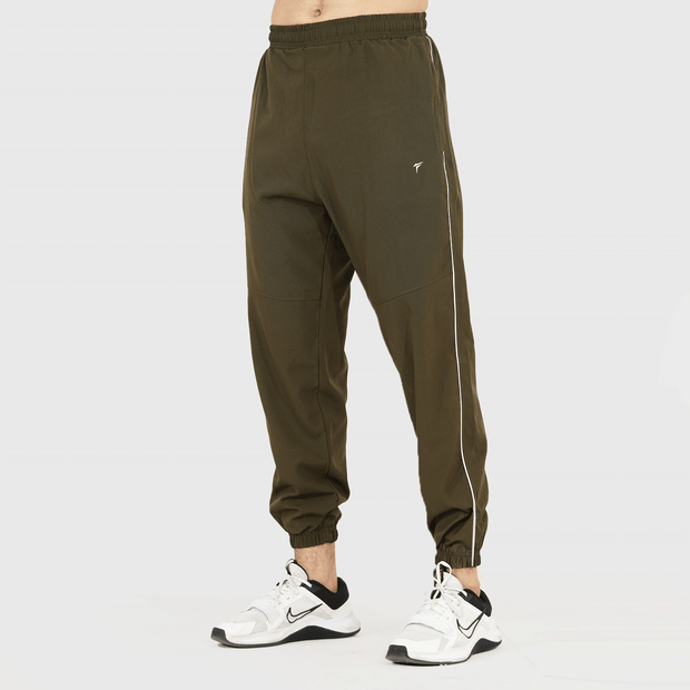 Tf-Premium Olive Relaxed Fit Single Piping Bottoms