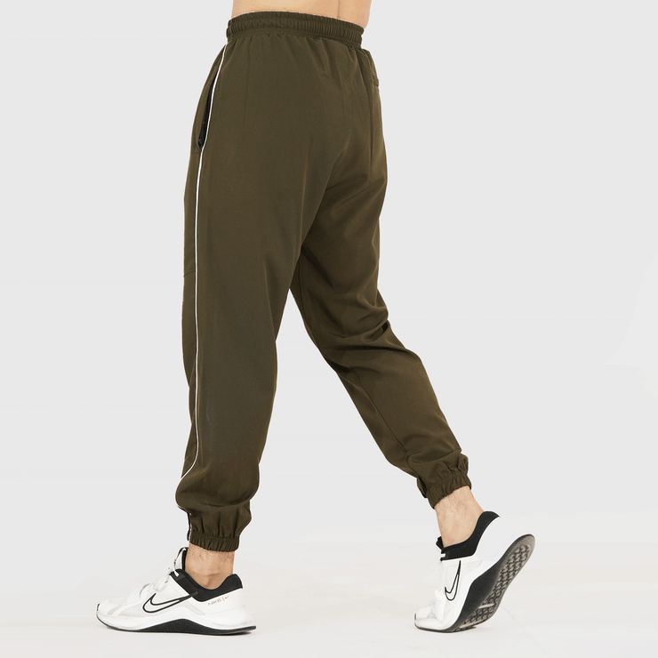 Tf-Premium Olive Relaxed Fit Single Piping Bottoms