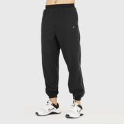 Tf-Premium Black Relaxed Fit Single Piping Bottoms
