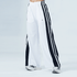 Tf-Classic White Micro Stretch Bottoms With Black Stripes