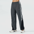 Tf-Premium Grey 3 Stripes Micro Bottoms With Piping