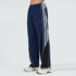 Tf-Premium Navy 3 Stripes Micro Bottoms With Piping