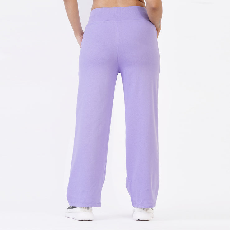 Tf-Light Purple High Waisted Straight Women Bottoms