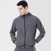 Tf-Essential Grey Running Hoodie Jacket