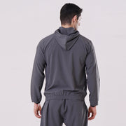 Tf-Essential Grey Running Hoodie Jacket