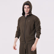 Tf-Essential Olive Running Hoodie Jacket
