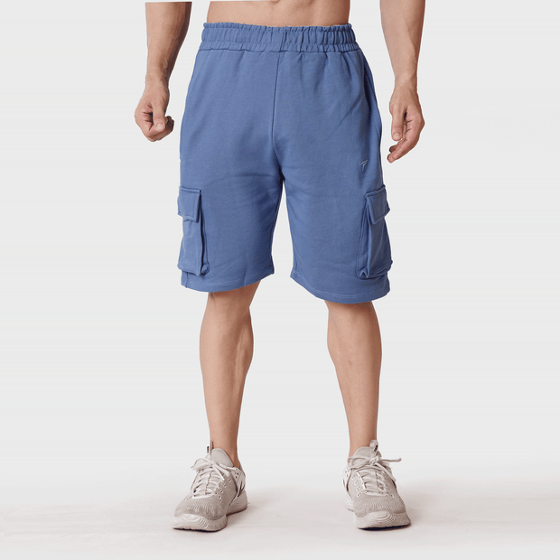 Tf-Sky Blue Heavy GSM Cargo Shorts