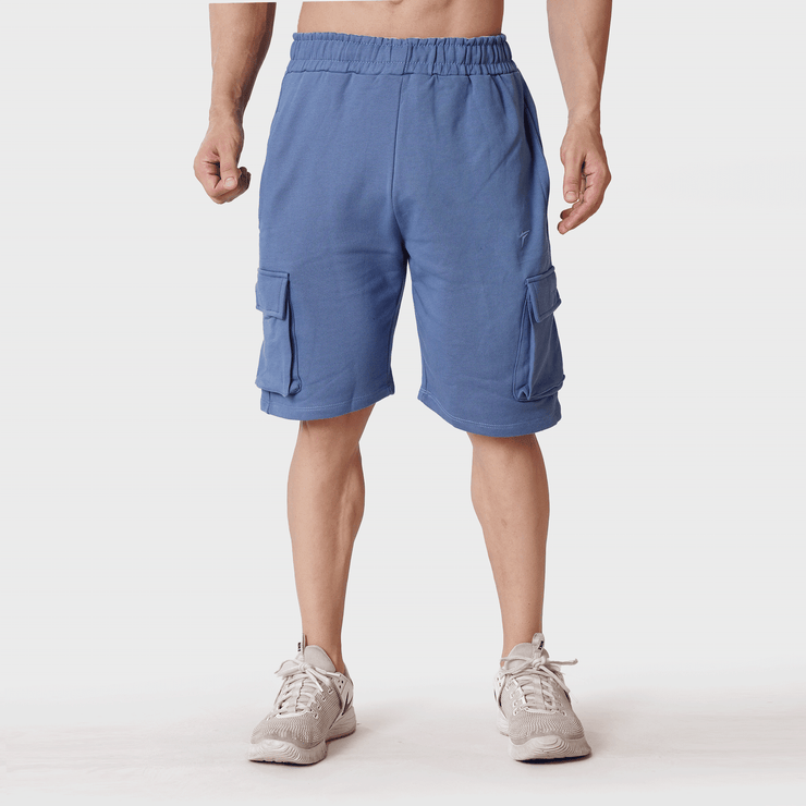 Tf-Sky Blue Heavy GSM Cargo Shorts