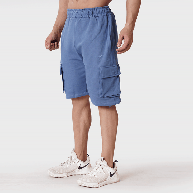Tf-Sky Blue Heavy GSM Cargo Shorts