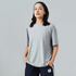 Tf-Premium Grey Relaxed Fit Motion Series Women Top