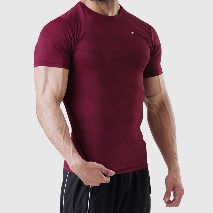 Tf-Ultimate Maroon Training Camouflage Tee