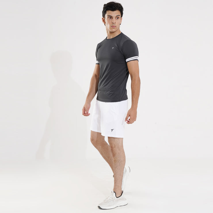 Tf-White Basic Micro Premium Shorts