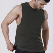 Tf-Olive Premium Deep Cut Tanks