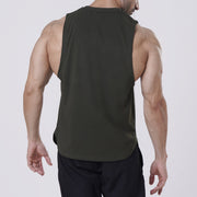 Tf-Olive Premium Deep Cut Tanks
