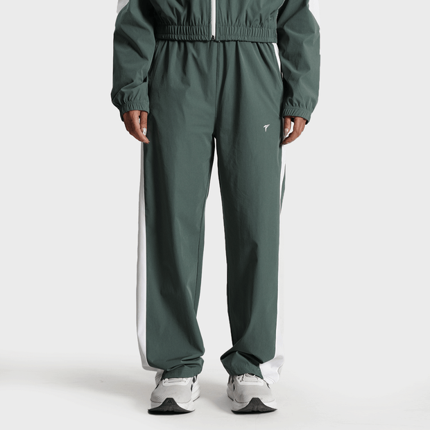 Tf-BaseRun Green Bottoms With White Panels