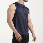 Tf-Navy Fearless Sleeveless Top