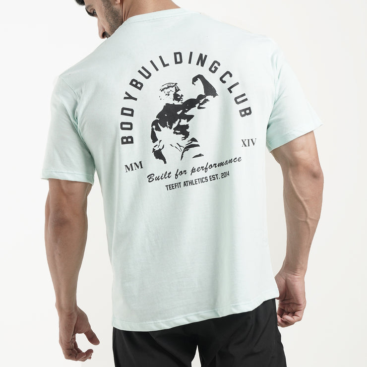 Tf-Light Mint Green Bodybuilding Club Tee