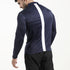 Tf-Full Sleeve Navy Polo Tee With White Back Panel