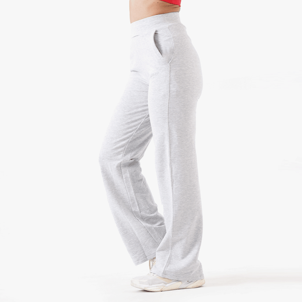 The Perfect Grey Straight Leg Fit Women Bottoms