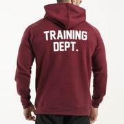 Tf-Maroon Training DEPT Pull Over Hoodie