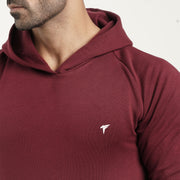 Tf-Maroon Training DEPT Pull Over Hoodie