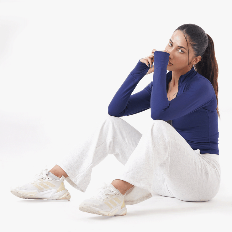The Perfect Zero White Straight Leg Fit Women Bottoms
