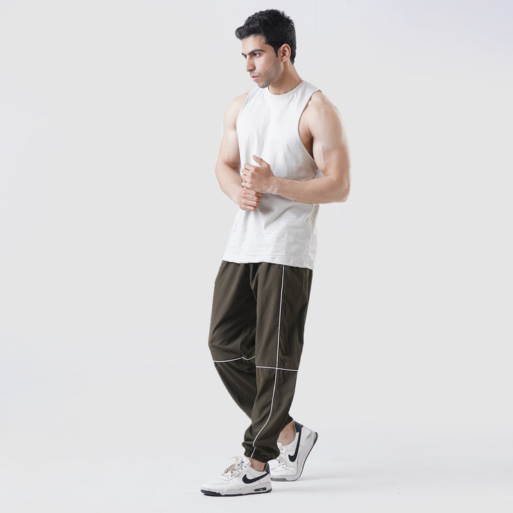 Tf-Premium Olive Micro All Piping Bottoms