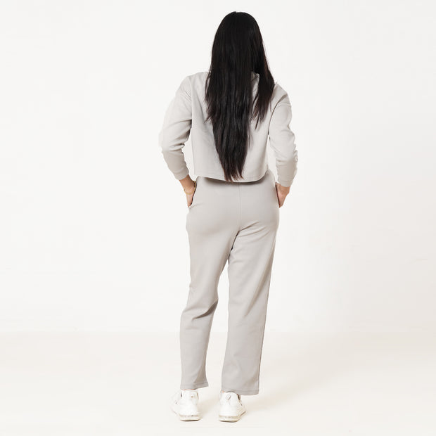 Tf-Premium Grey Scuba Cotton Tracksuit