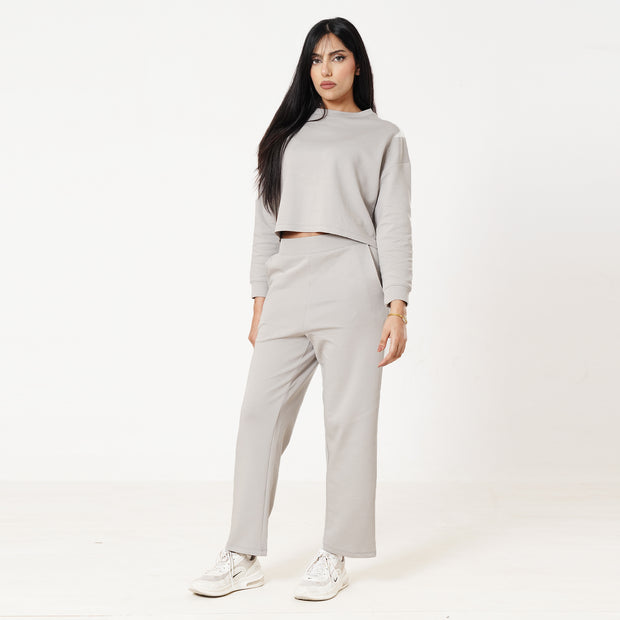 Tf-Premium Grey Scuba Cotton Tracksuit