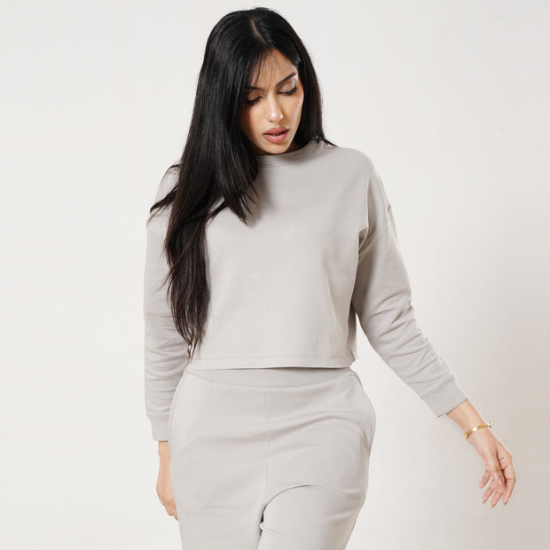Tf-Premium Grey Scuba Cotton Tracksuit