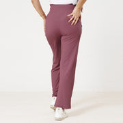 Tf-Dull Maroon Everyday Exclusive Ribbed Pants