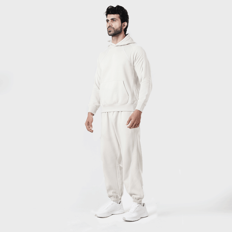 Tf-Premium Cream Essential Multi Piping Hoodie