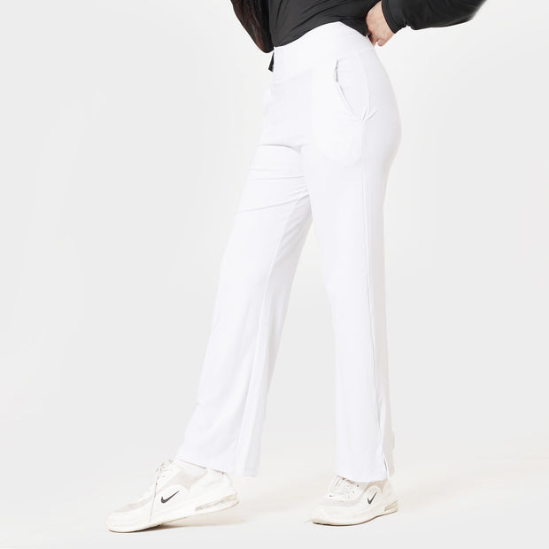 Tf-White Everyday Exclusive Ribbed Pants