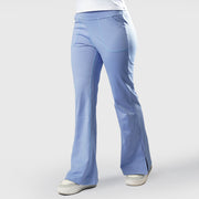 Tf-Premium Sky Blue High Waisted Flare Cut Leggings