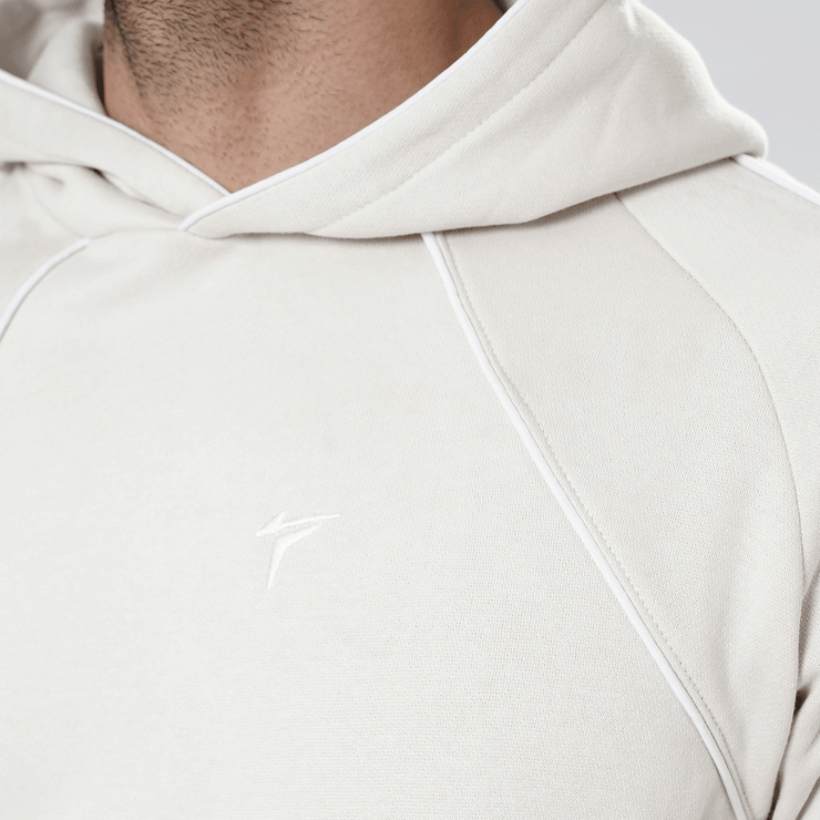 Tf-Premium Cream Essential Multi Piping Hoodie