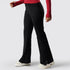 Tf-Premium Black High Waisted Flare Cut Leggings