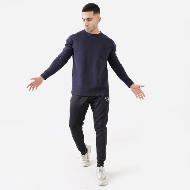 Tf-Premium Scuba Midnight B Full Sleeve Heavy GSM Pocket Top