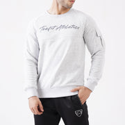 Grey Teefit Athletics Sweatshirt Pocket Top