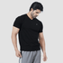 Tf-Premium Black Muscle Fit V-Neck Prime Tee